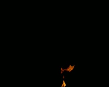 火苗火焰燃烧黑屏特效视频素材
