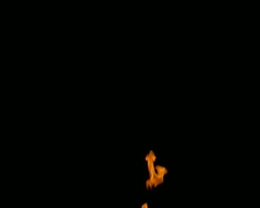 火苗火焰燃烧黑屏特效视频素材