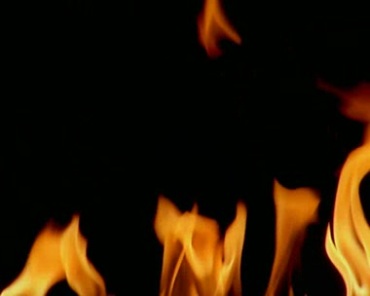 火焰燃烧火苗摇曳黑屏抠像特效视频素材