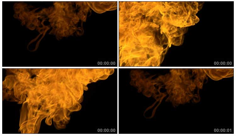 火球火团喷火特效视频素材