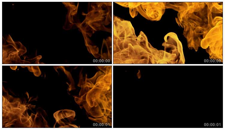 火球火团大火燃烧炙热火焰特效视频素材