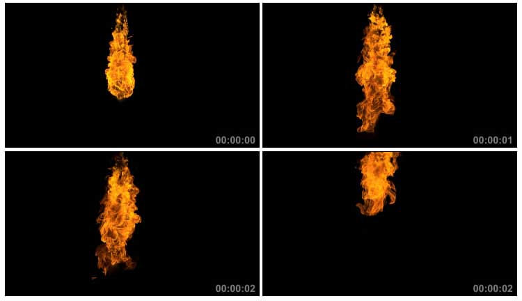 火球火团喷射动态特效视频素材