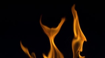 火苗跳跃火焰燃烧黑屏抠像特效视频素材