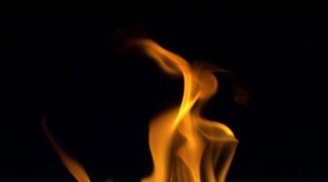 火苗跳跃火焰燃烧黑屏抠像特效视频素材