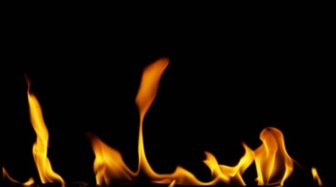 火苗火焰跳动黑屏抠像影视特效视频素材