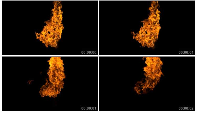 火焰火团火球喷火动态特效视频素材
