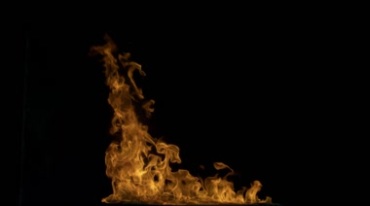 火苗火焰燃烧黑屏抠像特效视频素材