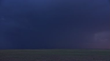 空旷野外云层雷电闪电特效视频素材