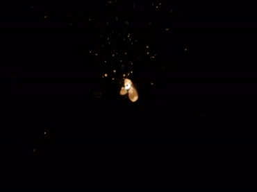 火焰火花粒子喷射黑屏抠像特效视频素材