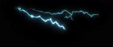 4K电弧电流银蛇闪电特效（带通道）视频素材
