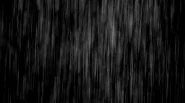 瓢泼大雨下雨雨滴落下雨线黑屏抠像通道特效视频素材