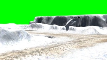 星际战斗小飞船战舰高速飞行绿幕免抠像特效视频素材