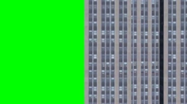3D帝国大厦绿屏免抠像影视特效视频素材