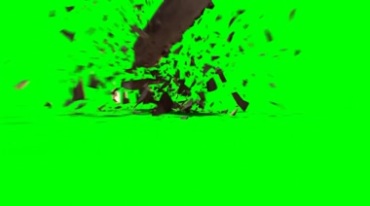 槽罐油罐撞击碰撞翻滚撞碎绿幕免抠像特效视频素材