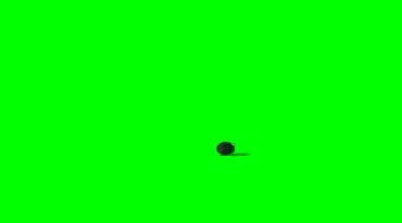 手榴弹手雷爆炸弹片迸飞绿布免抠像影视特效视频素材