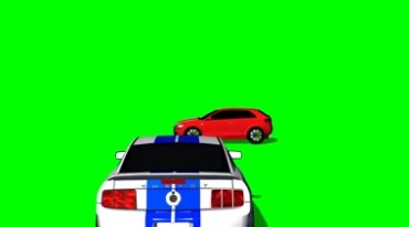 汽车相撞碰撞绿屏免抠像影视特效视频素材
