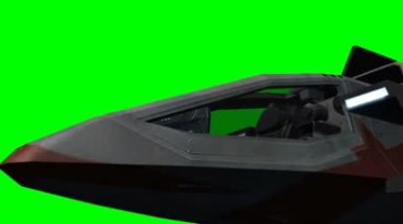 宇宙飞船战机驾驶舱绿屏抠像影视特效视频素材