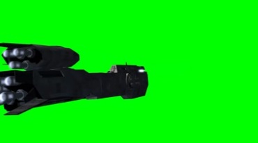 普罗米修斯飞船太空战舰飞行绿屏抠像特效视频素材