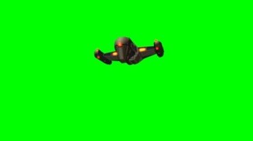 UFO飞行器外星飞船绿屏抠像影视特效视频素材