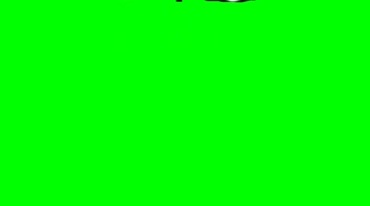 三角飞碟UFO外星飞船绿幕抠像影视特效视频素材