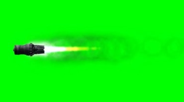 喷气式涡轮发动机喷射火焰绿屏抠像特效视频素材