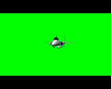 F15三代战机发射导弹绿屏抠像影视特效视频素材