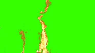 火焰爆炸爆燃火星四溅绿屏抠像影视特效视频素材