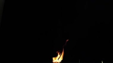 火焰燃烧突然爆炸爆燃黑屏抠像特效视频素材