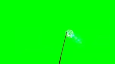 哈利波特魔杖魔法棒绿屏抠像影视特效视频素材