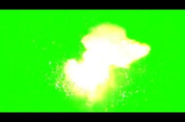 爆炸火球火光透明抠像影视特效视频素材