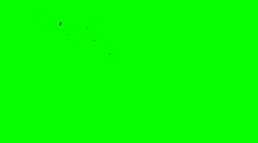 溅血绿屏抠像影视特效视频素材