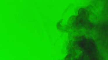 黑烟弥漫喷射黑色烟雾绿屏抠像影视特效视频素材