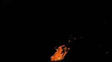 火焰球火团喷火透明抠像通道影视特效视频素材