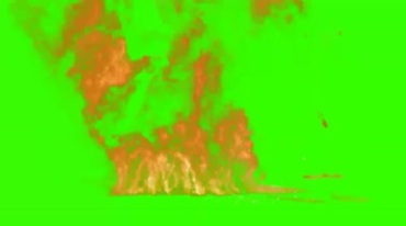 大火爆炸烈焰燃烧火团火球绿屏抠像影视特效视频素材