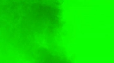 黑烟黑色烟尘绿屏抠像影视特效视频素材