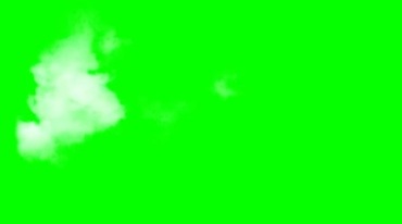 白烟喷射喷白雾绿屏抠像影视特效视频素材
