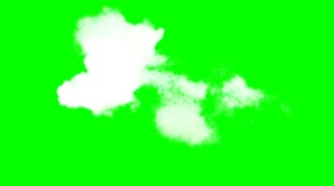 白烟喷射喷白雾绿屏抠像影视特效视频素材