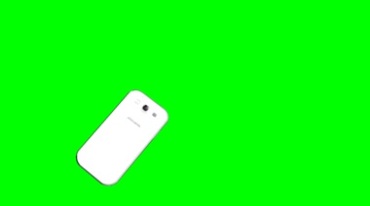 三星手机掉落地上绿屏抠像特效视频素材