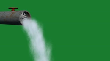 给水管排水喷涌水流绿屏抠像影视特效视频素材
