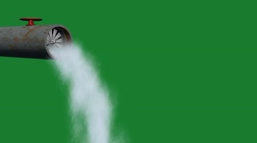 给水管排水喷涌水流绿屏抠像影视特效视频素材