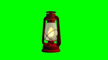 马灯风灯绿屏抠像影视特效视频素材