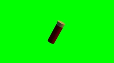 子弹壳弹飞动画绿屏抠像影视特效视频素材