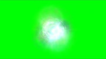 闪电球光洞魔法炫光球能量磁场绿屏抠像影视特效视频素材