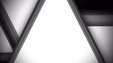 正倒三角形动态组合黑白抠像透明通道特效视频素材