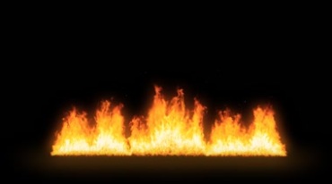 大火爆燃火墙火障起火影视后期特效视频素材
