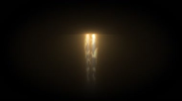 火箭导弹飞弹飞行底部喷射尾焰影视后期特效视频素材