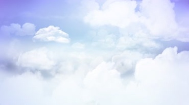 梦幻穿越云海云霄穿行白色云层视频素材