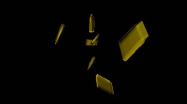 金块金砖金币迸飞黑屏特效视频素材