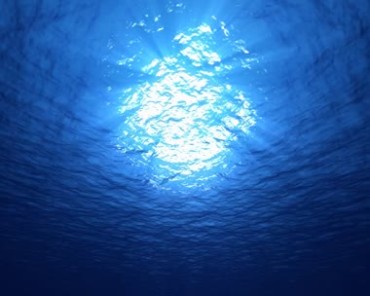 海底阳光照射光照区视频素材