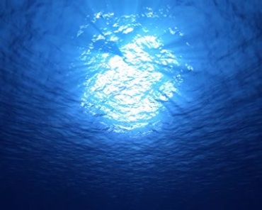 海底阳光照射光照区视频素材